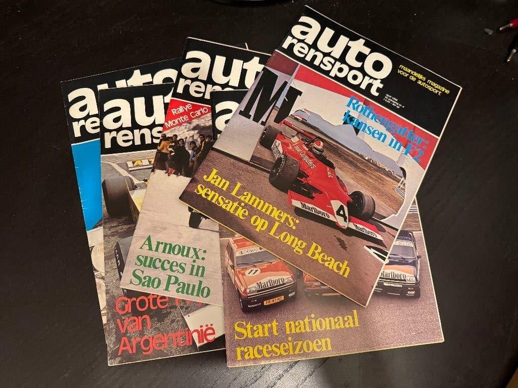 Blad Auto Rensport 1978 - 1980, Boeken, Gelezen, Algemeen, Diverse auteurs, Ophalen of Verzenden