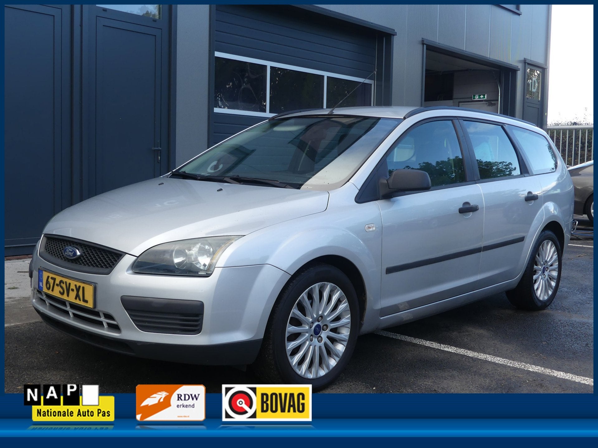 Ford Focus Wagon 1.6-16V Airco Cruise Control Lmv Distr. v.v, 1596 cc, Gebruikt, Zwart, 635 kg