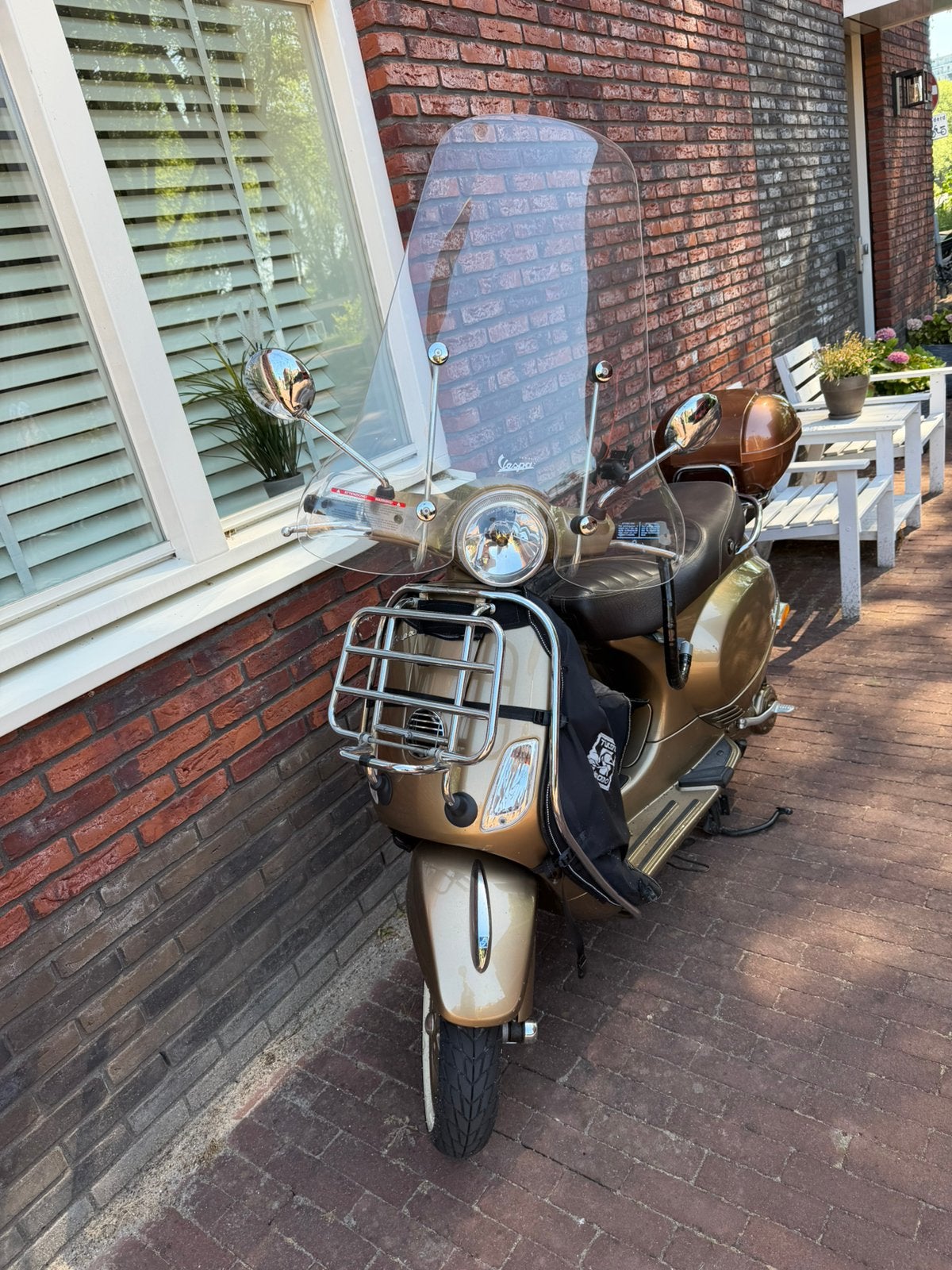 Titel: Unieke Vespa LX 50 Touring (2012) – 10.000 km, Fietsen en Brommers, Scooters | Vespa, Ophalen, Gebruikt, Benzine, Vespa LX