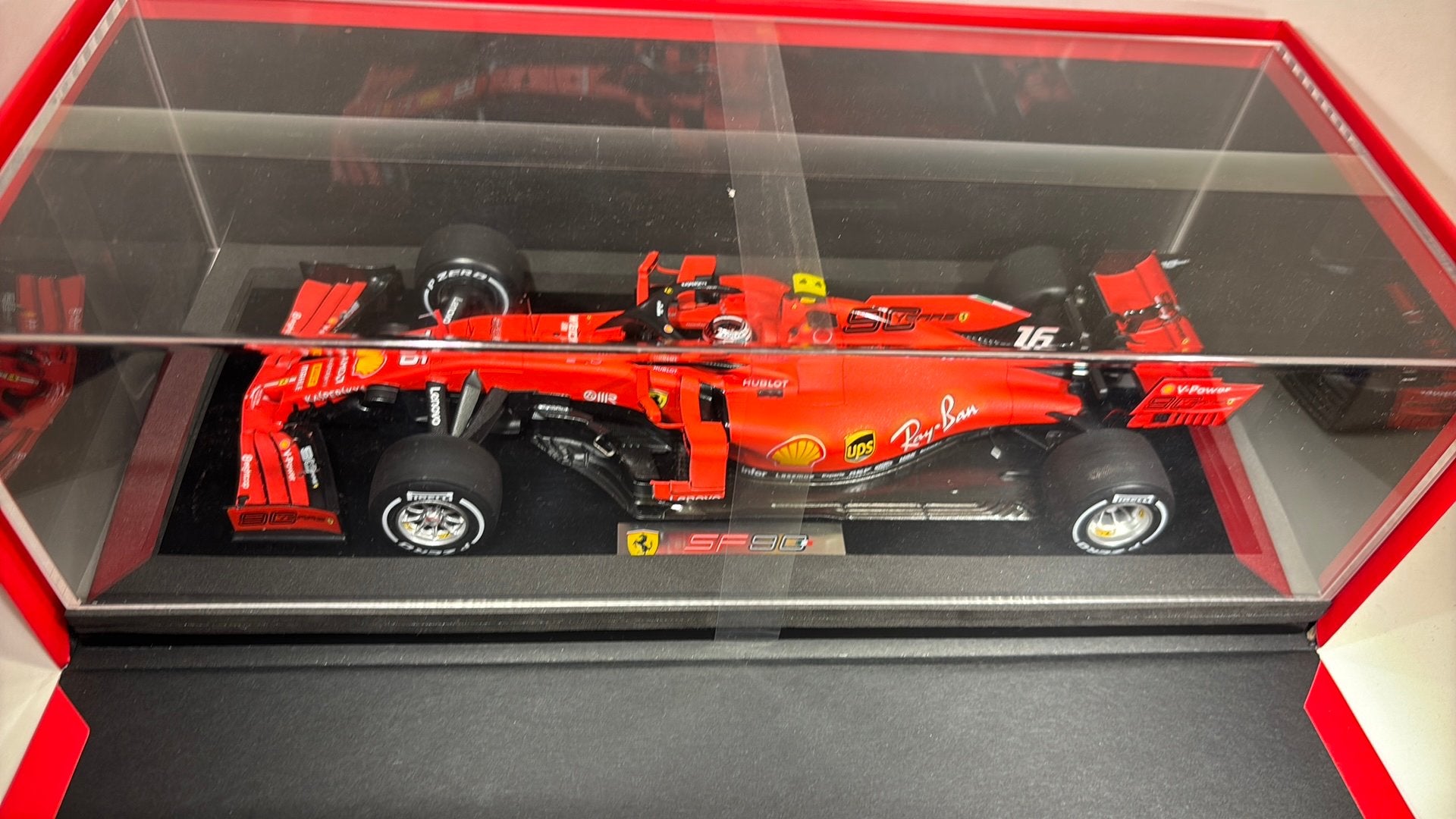 F1 ferrari sf90 canadian C.leclerc 2019 looksmart 1.18, Hobby en Vrije tijd, Modelauto's | 1:18, Overige merken, Ophalen of Verzenden