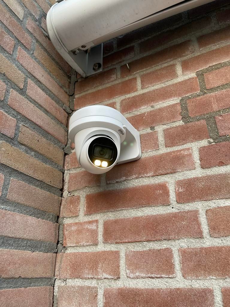 🎥 Camerasysteem alarm + montage 8MP 4K app meldingen dahua, Audio, Tv en Foto, Videobewaking, Ophalen, Nieuw, Buitencamera