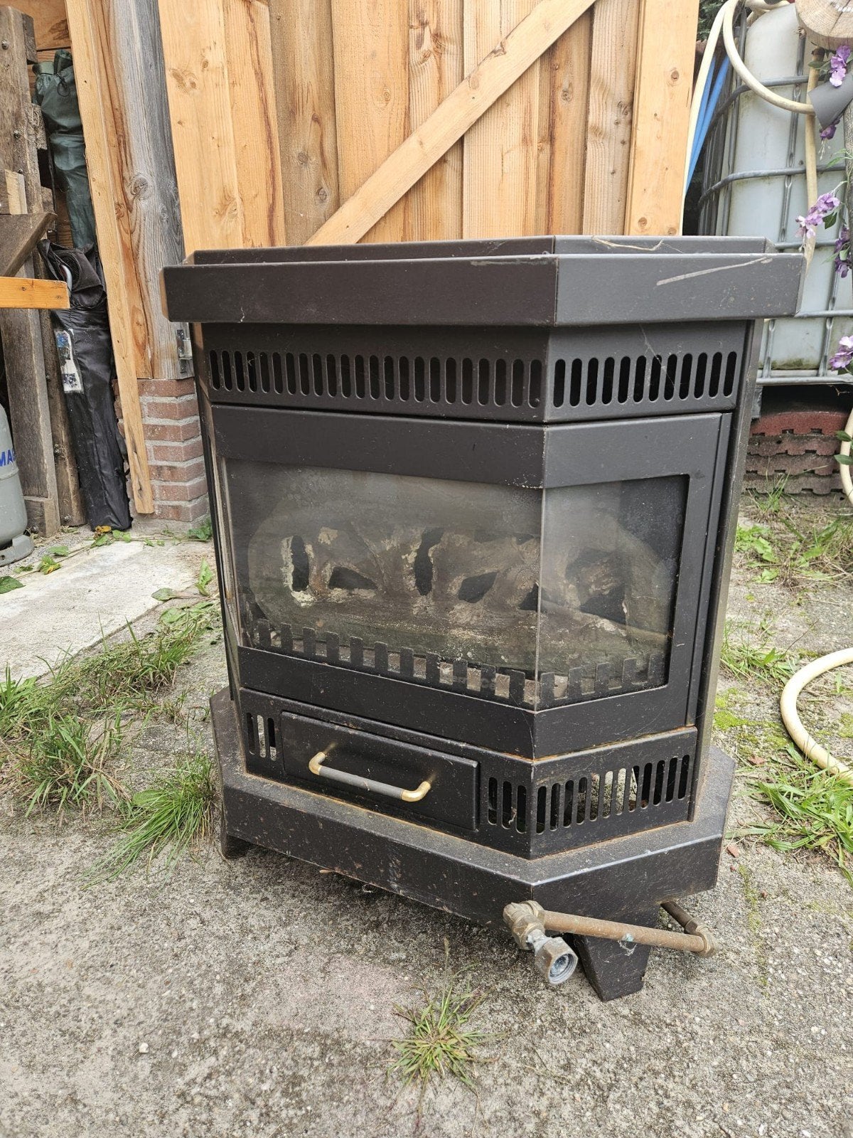 Gaskachel, Ophalen, Gebruikt, Gas, Gaskachel