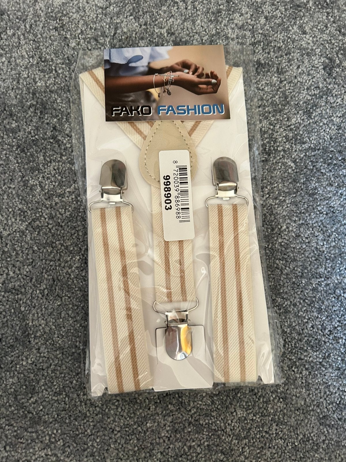 Kinder Bretels nieuw, Ophalen of Verzenden, Nieuw, Overige typen, Beige