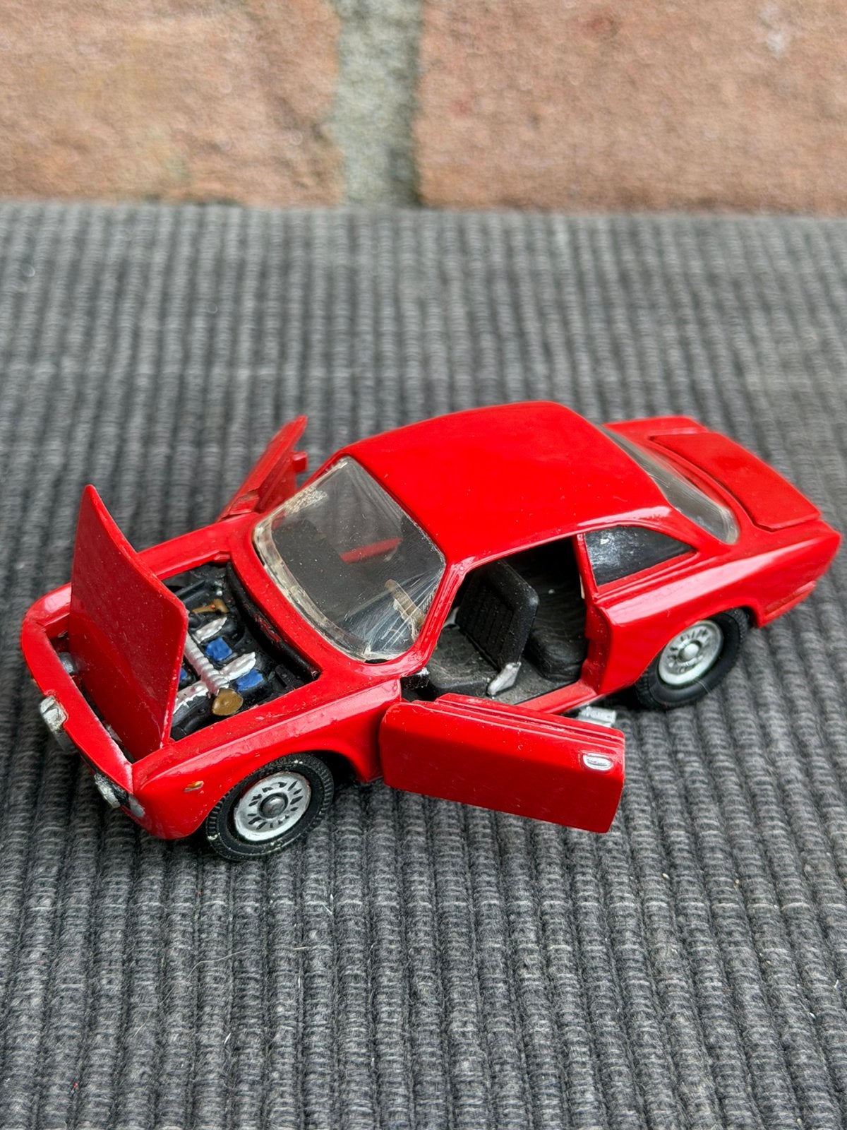 1:43 Politoys M No.500 Alfa Romeo giulia GT, Ophalen of Verzenden, Gebruikt, Auto, Overige merken