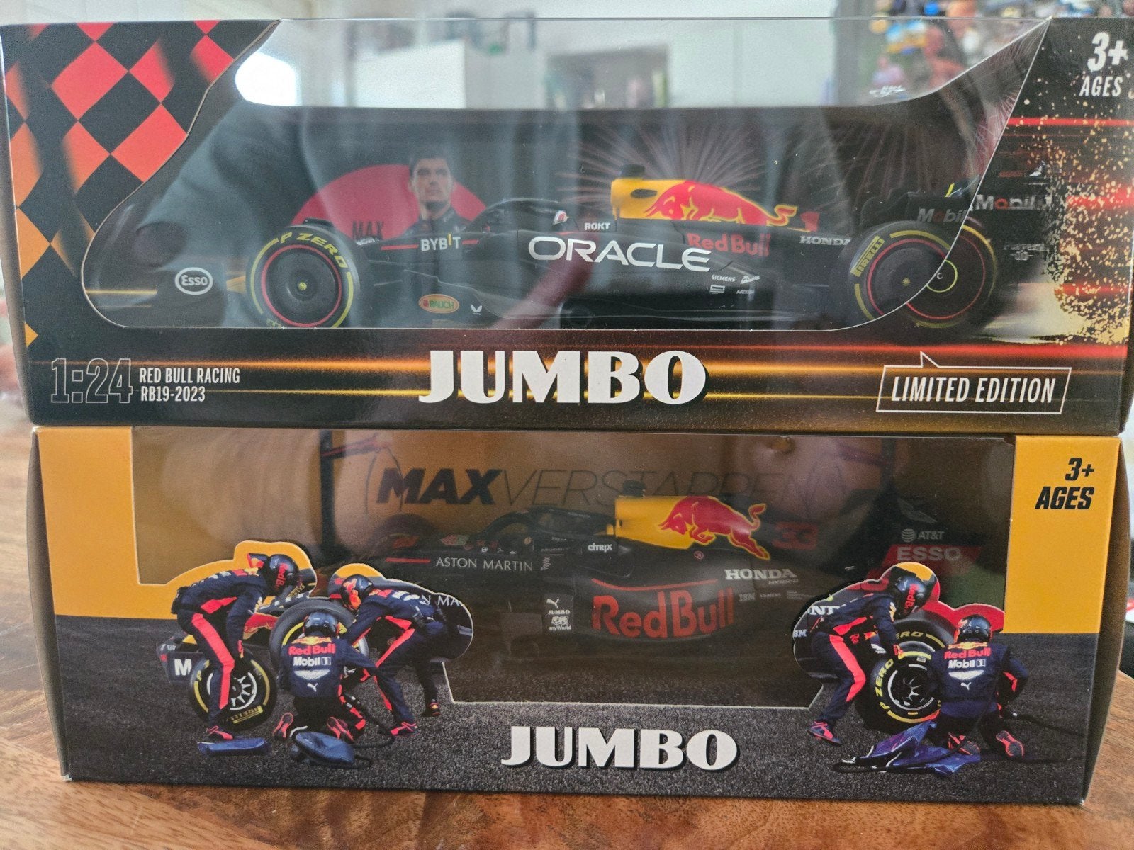 F1 Auto Max Verstappen RB16 en RB19-2023, Hobby en Vrije tijd, Modelauto's | 1:43, Zo goed als nieuw, Auto, Overige merken, Ophalen of Verzenden
