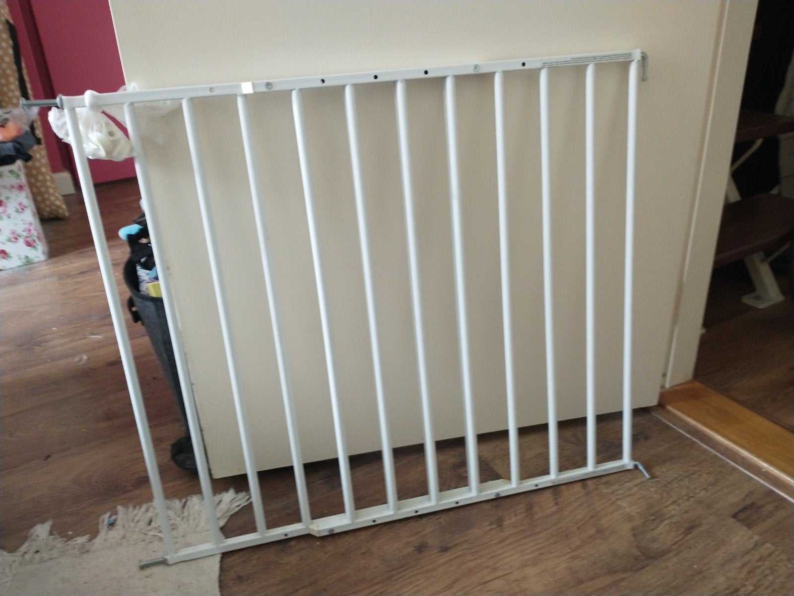 Wit metalen traphekje voor kinderen, Kinderen en Baby's, Ophalen, Gebruikt, 100 tot 115 cm, Metaal of IJzer