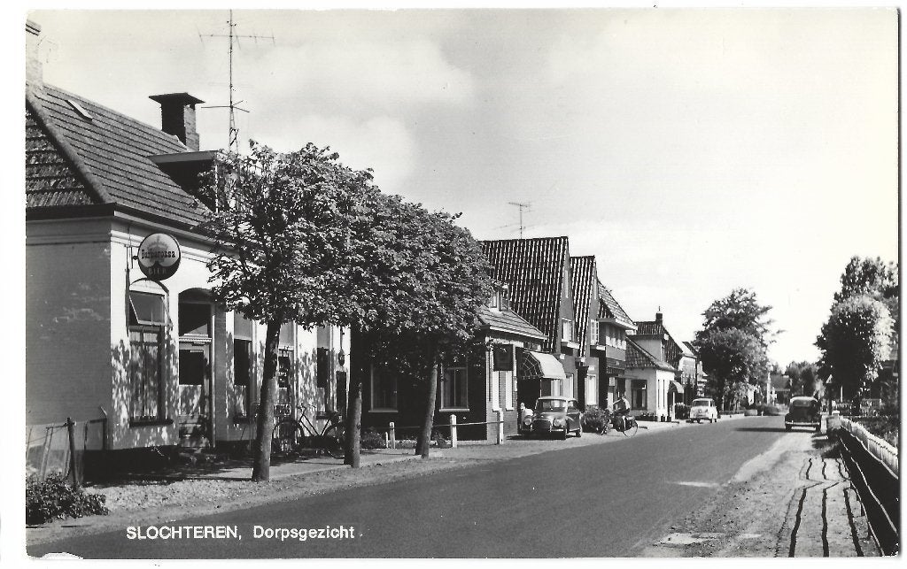 Slochteren, Dorpsgezicht, Ophalen of Verzenden, 1960 tot 1980, Ongelopen, Groningen