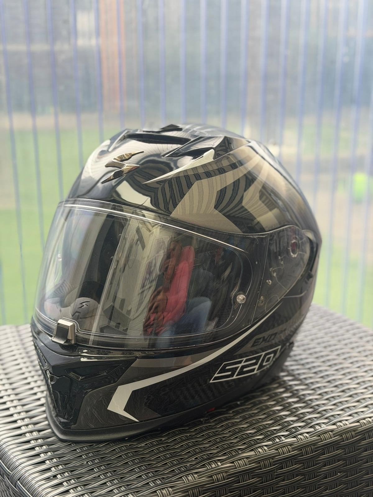 Scorpion EXO-520 Air Carbon integraalhelm - Maat L, Overige merken, Ophalen of Verzenden, Integraalhelm, L