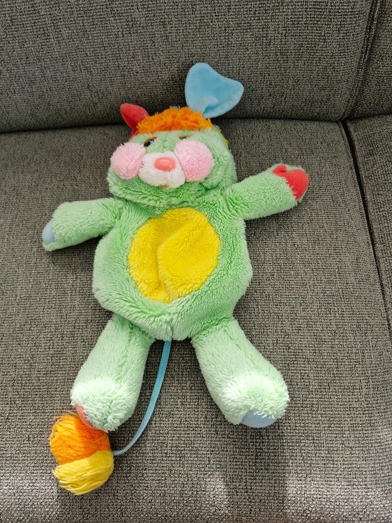 Popples rugzak rugtas zak tas pluche vintage, Gebruikt, Overige typen, Ophalen of Verzenden, Nvt