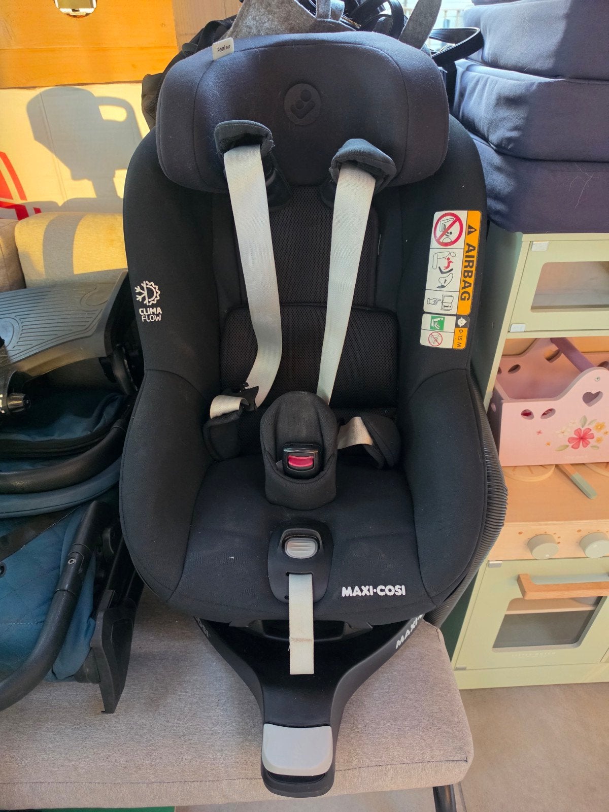 maxi cosi pearl 360, Kinderen en Baby's, Autostoeltjes, Ophalen, Verstelbare rugleuning, Gebruikt, 9 t/m 18 kg