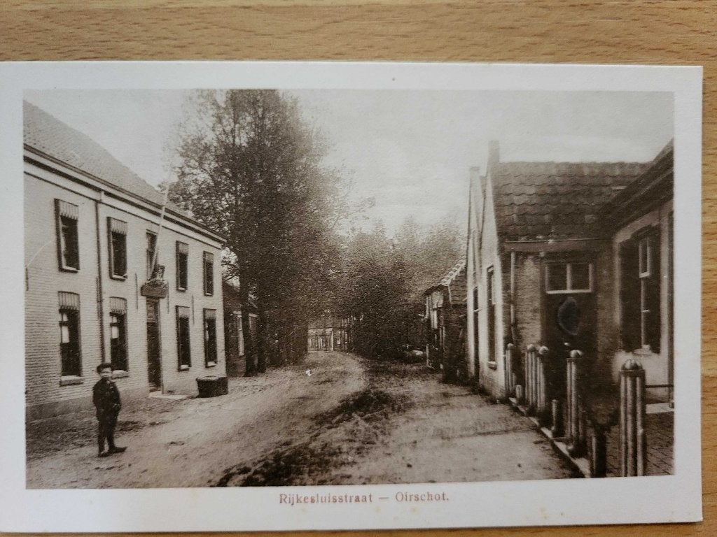 ansicht OIRSCHOT Rijkesluisstraat, Verzamelen, Ansichtkaarten | Nederland, Ophalen of Verzenden, Voor 1920, Noord-Brabant
