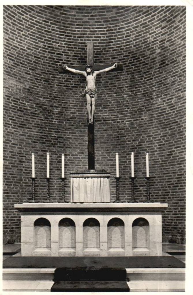 Heeze Retraitehuis -interieur ca. 1950, Verzamelen, Ansichtkaarten | Nederland, Ophalen, 1940 tot 1960, Gelopen, Noord-Brabant