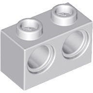 Lego Technic bouwstenen 1x2 lichtblauw grijs 12 stuks nieuw, Ophalen of Verzenden, Nieuw, Losse stenen, Lego