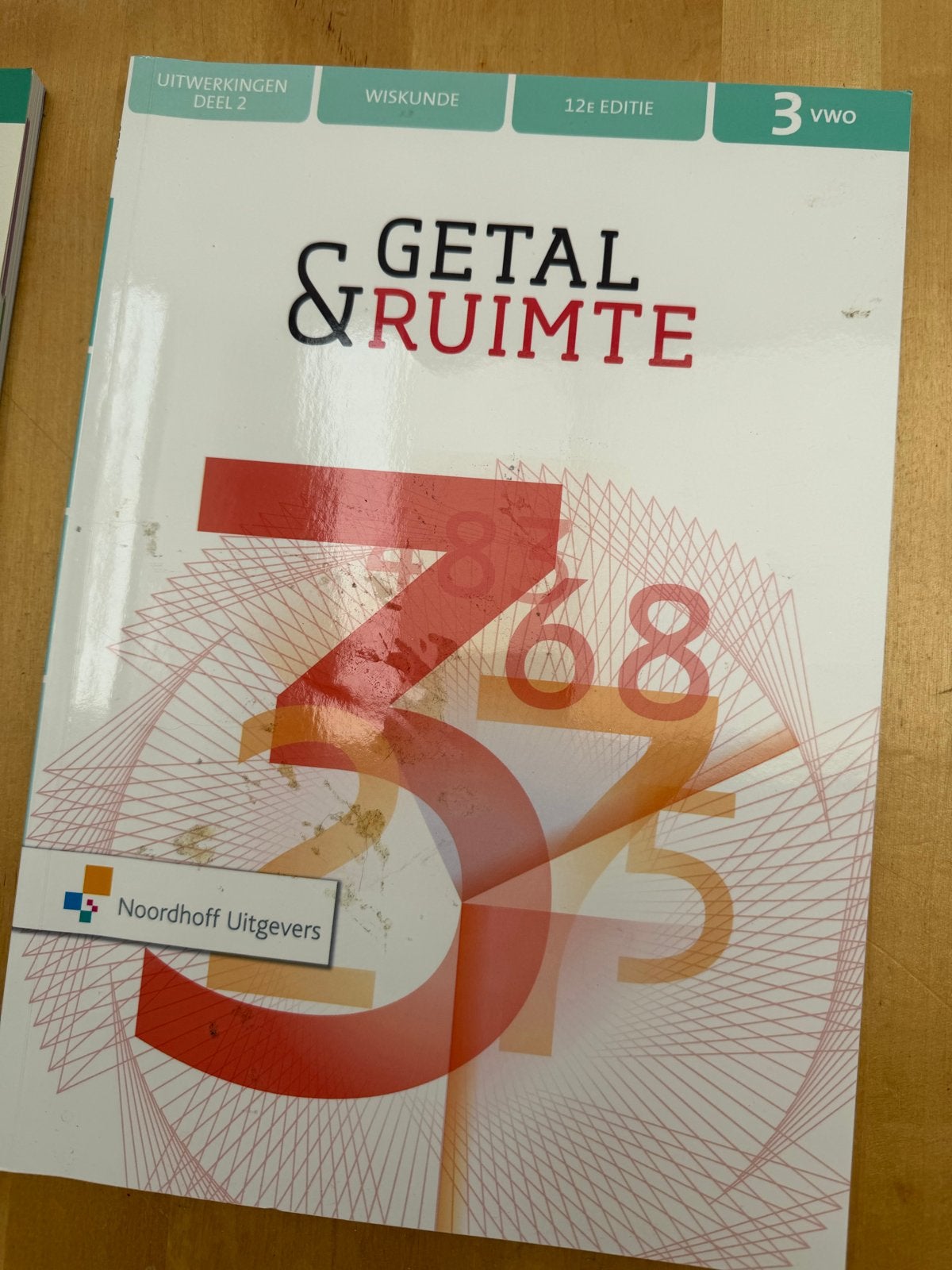 Getal & Ruimte Uitwerkingen Deel 2 Wiskunde 3 VWO 12e editie, Boeken, Ophalen of Verzenden, Zo goed als nieuw, VWO, Wiskunde A