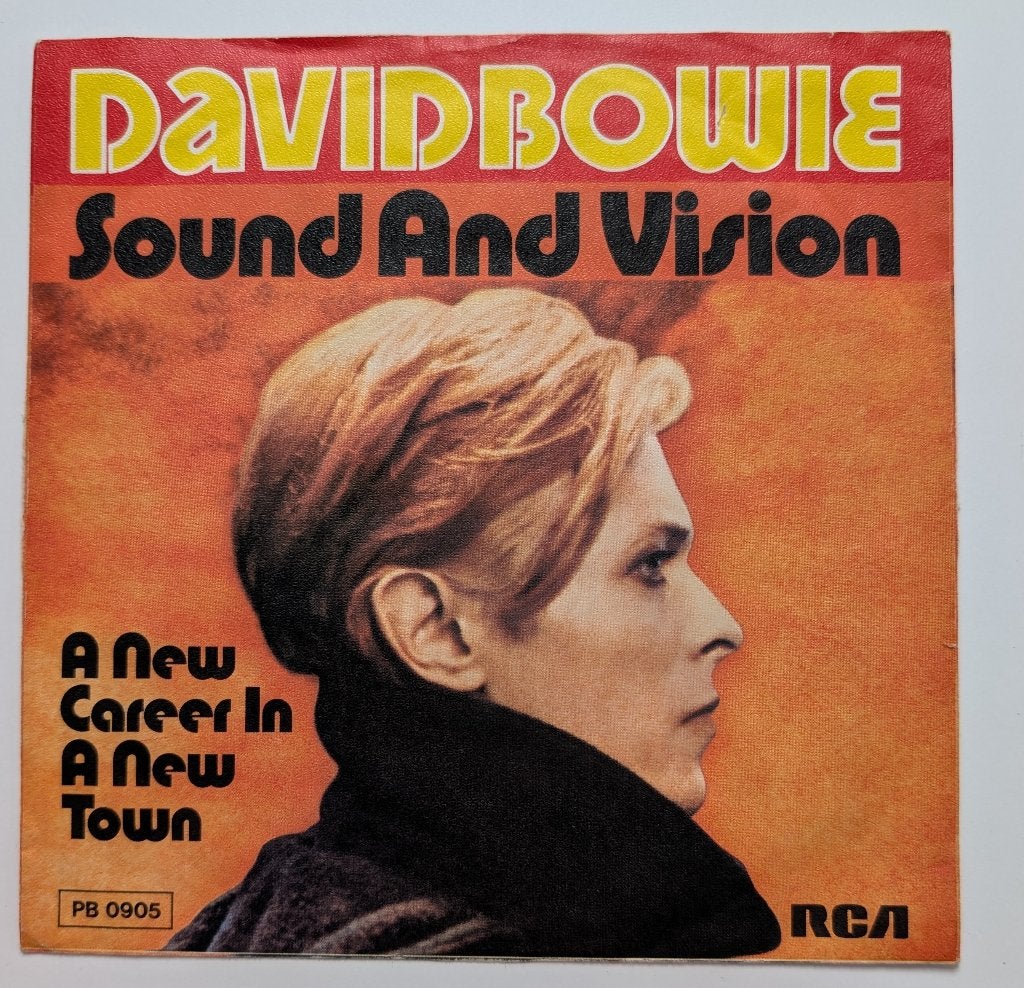 DAVID BOWIE - Sound & Vision 7" single - Duits, Cd's en Dvd's, Vinyl Singles, Inclusief binnenhoes, Verzenden, Gebruikt, Pop
