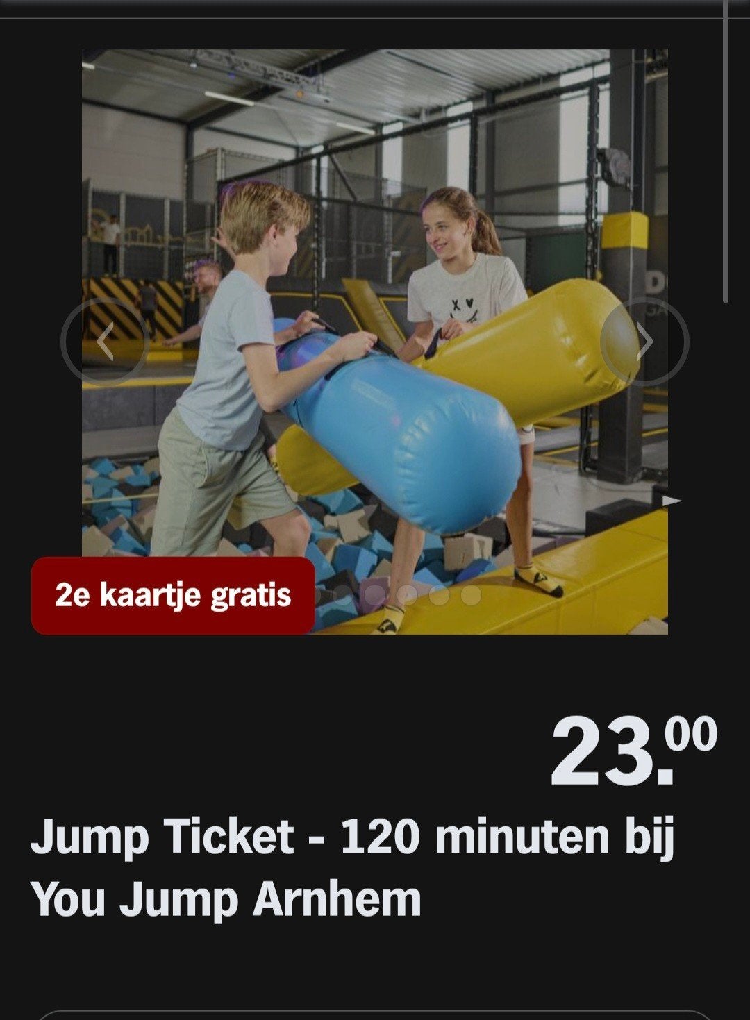 YOU JUMP ARNHEM ♡ 2e kaartje gratis (AH SPAARKAARTEN), Tickets en Kaartjes, Overige soorten