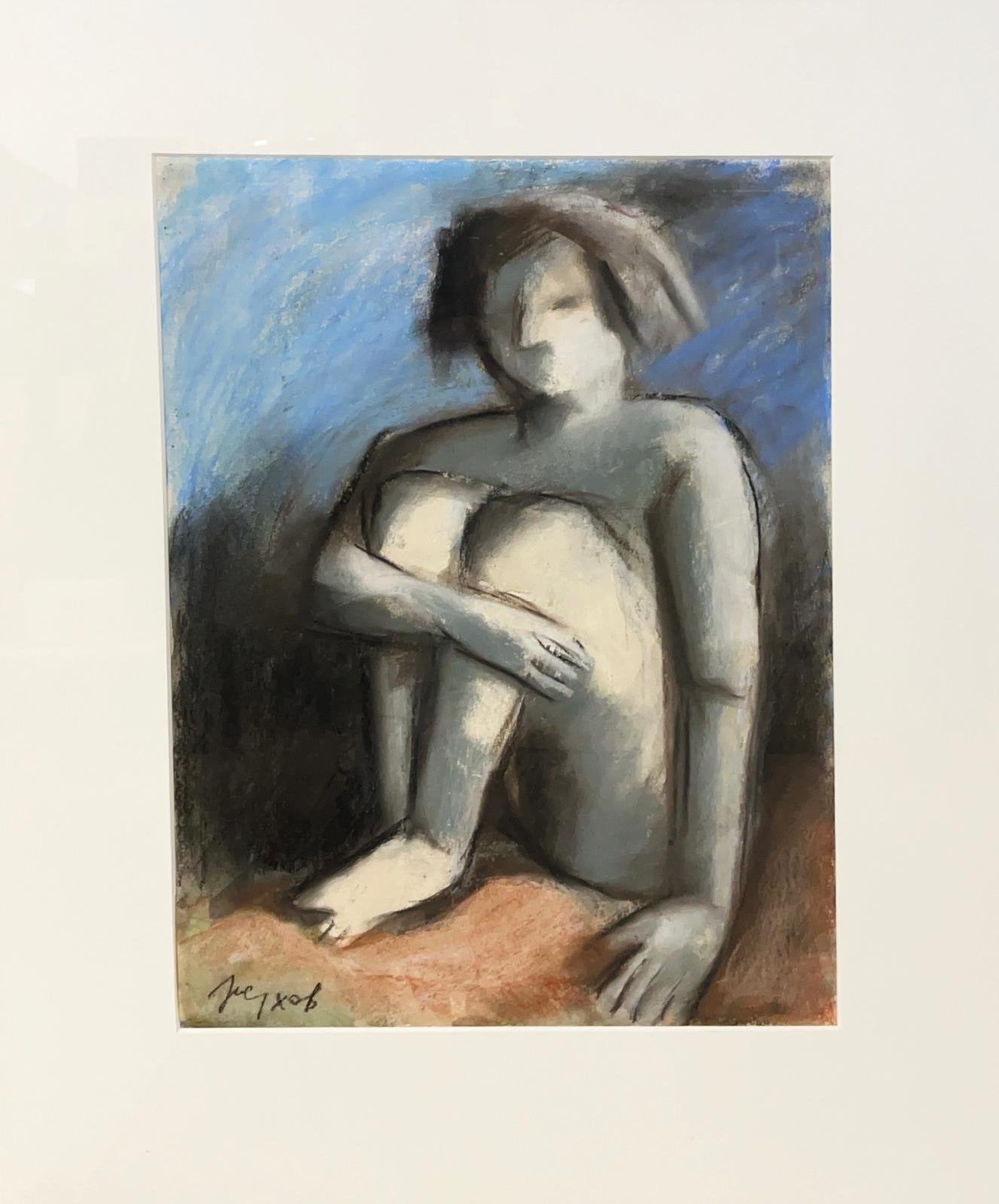 Gesigneerd pastel schilderij  Juhowicher Luba, Ophalen of Verzenden