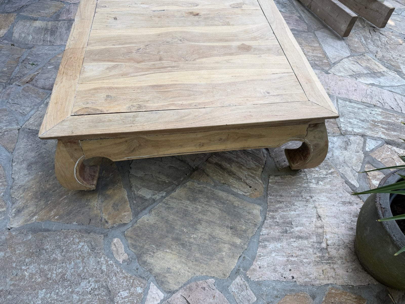 Oude Opiumtafel van Suar hout - 1m2, Ophalen, Rechthoekig, 50 tot 100 cm