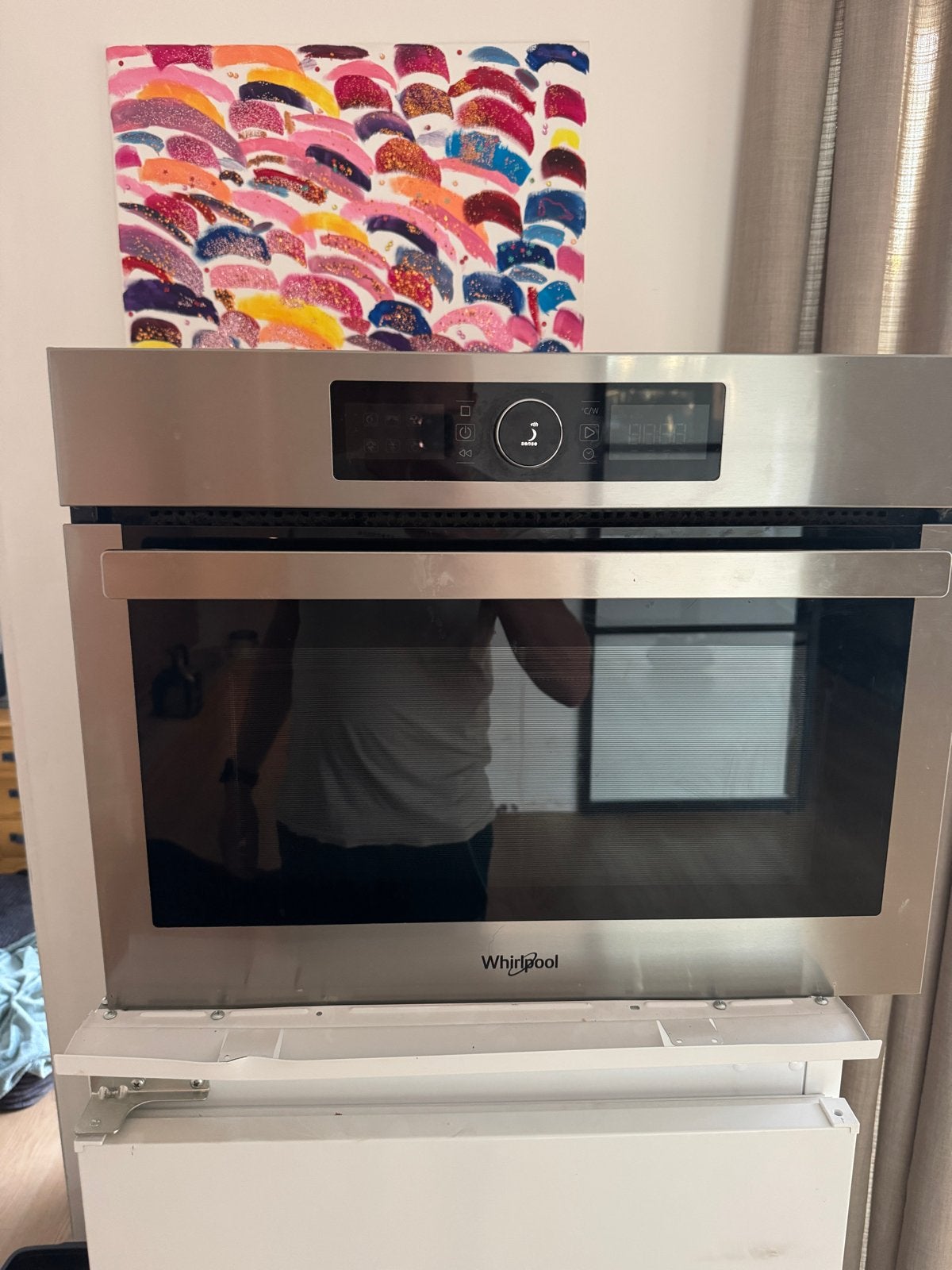 Whirlpool Combimagnetron AMW 9604 - Goed werkend, Combimagnetron, Gebruikt, 60 cm of meer, Grill