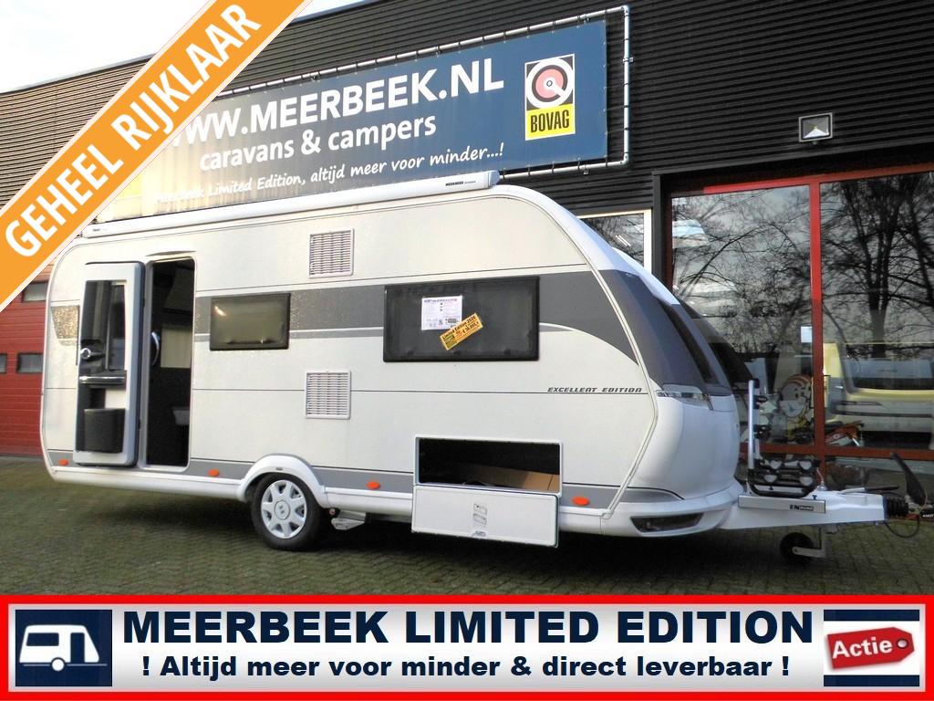Hobby Excellent Edition 495 UL 3754,=KORTING THULE+MOVER, Caravans en Kamperen, Caravans, Rondzit, Hobby, 5 tot 6 meter, Schokbreker