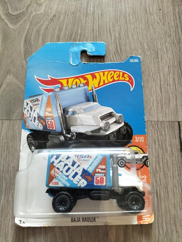 Hot Wheels Baja Hauler 2015 op long card., Ophalen of Verzenden