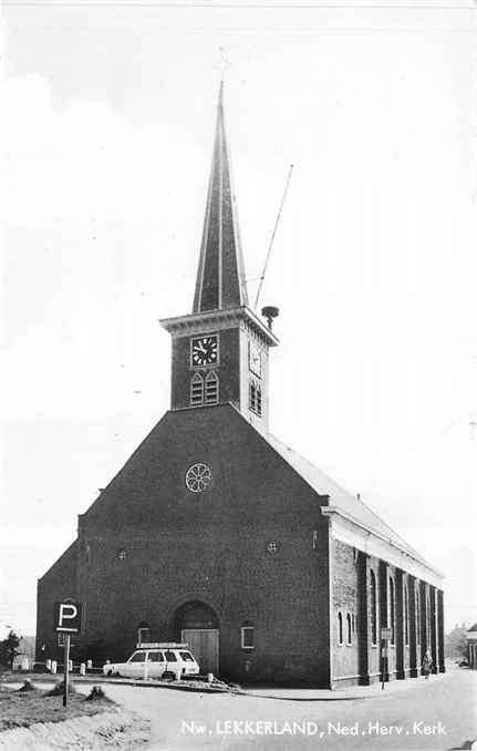 301-334-041 Nieuw-Lekkerland Kerk, Verzenden, Voor 1920, Zuid-Holland