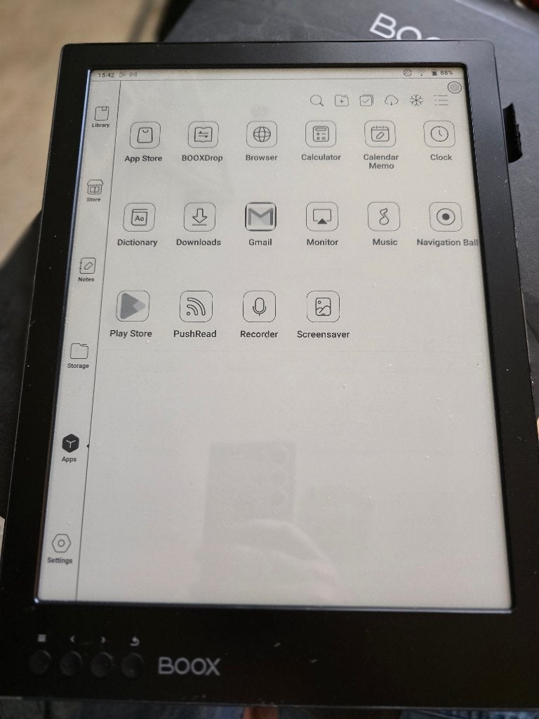 BOOX E-reader/Tablet 13.3 inch - Lichte lijn op scherm, Computers en Software, E-readers, Gebruikt, Bluetooth, Ophalen of Verzenden