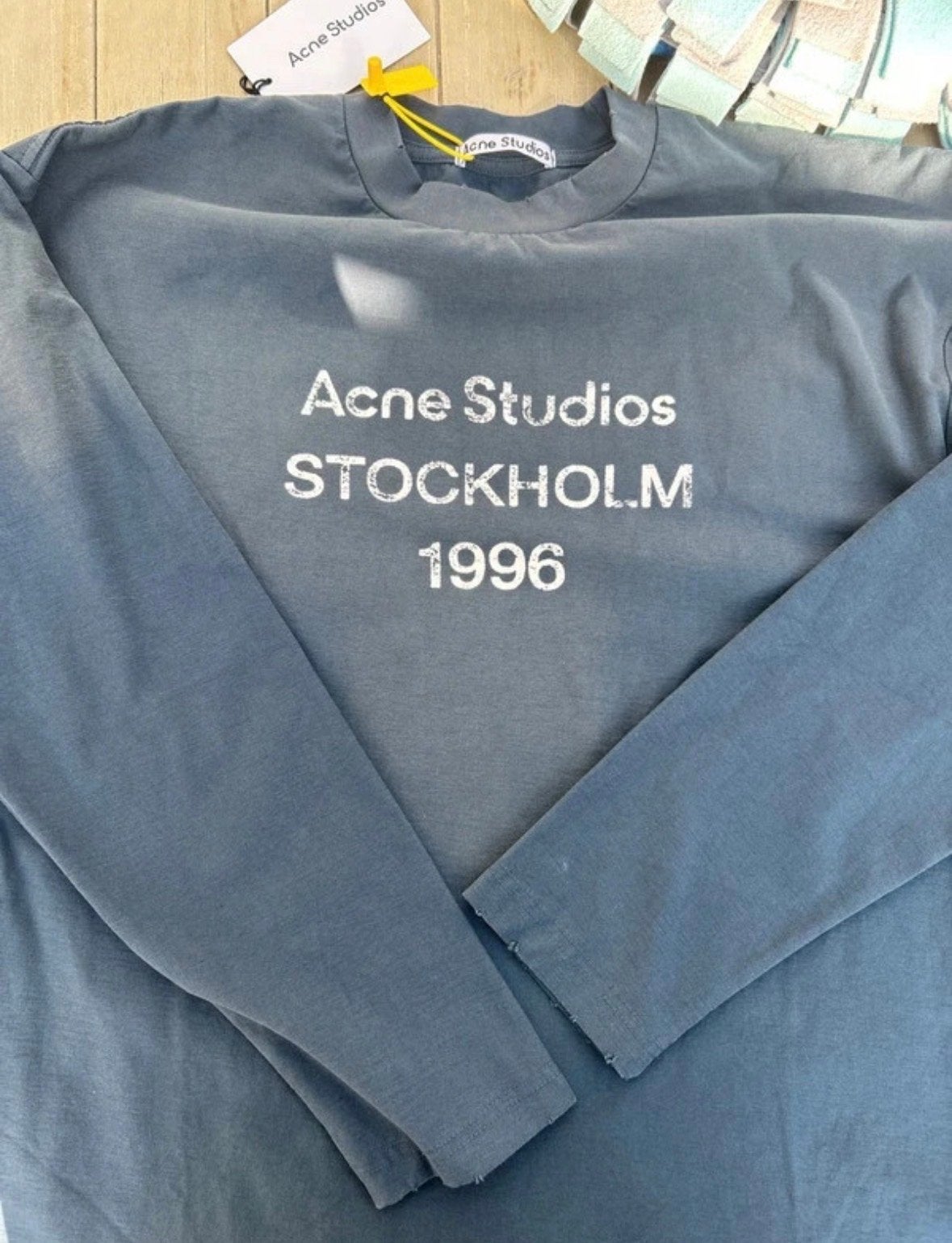 Acne Studios Stockholm 1996 T-shirt - Maat M, Kleding | Heren, Verzenden, Nieuw, Blauw