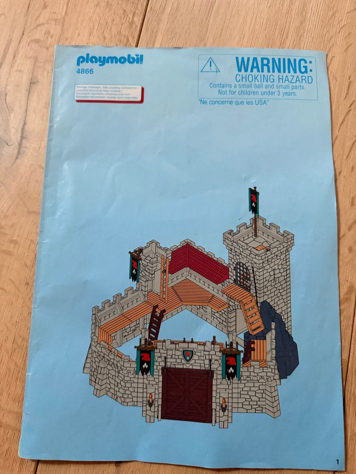 Playmobil 4866 Ridderkasteel - Zo goed als nieuw, Ophalen of Verzenden, Zo goed als nieuw, Jongen of Meisje