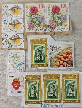 Bulgarije en Moldavië III, Ophalen of Verzenden, Overige landen, Gestempeld