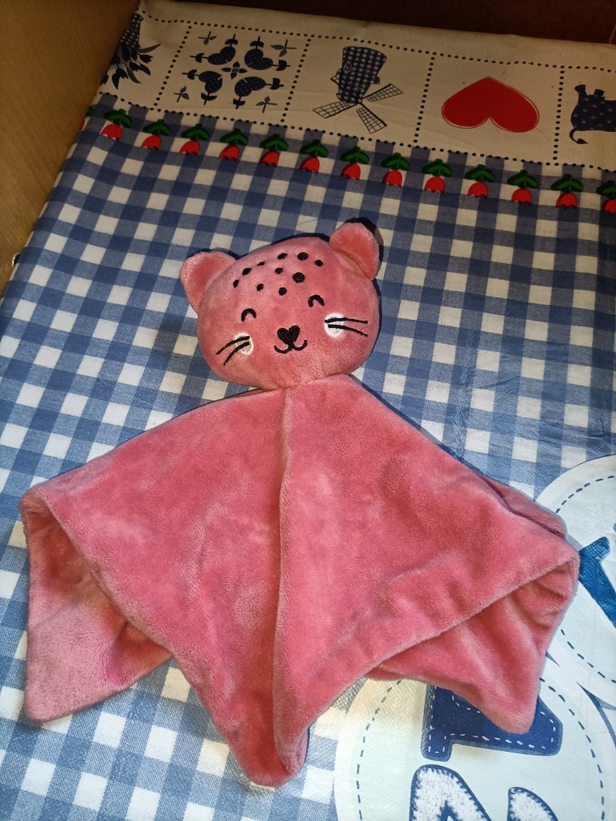 Roze poes knuffeldoekje Action Mundia, Ophalen of Verzenden, Zo goed als nieuw