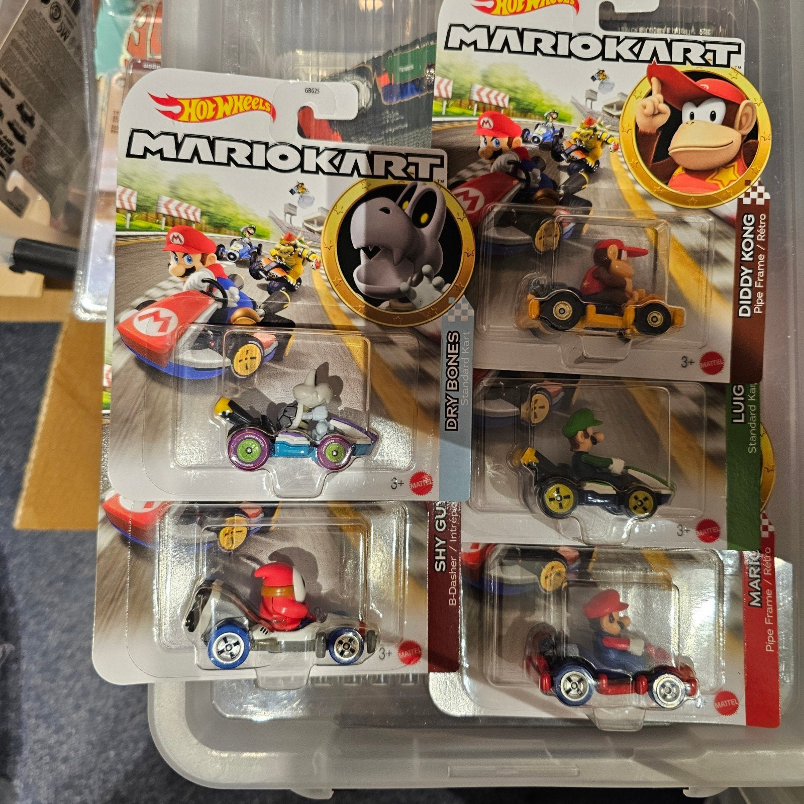 Hot Wheels Mario Kart, Matel, Onbekend, Nieuw, Ophalen of Verzenden