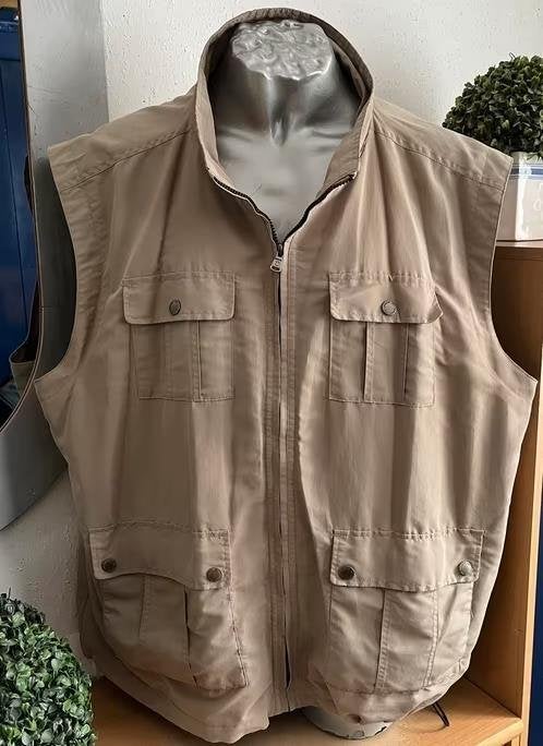 Canson bodywarmer maat 4XL, Ophalen of Verzenden, Zo goed als nieuw, Overige maten, Blauw