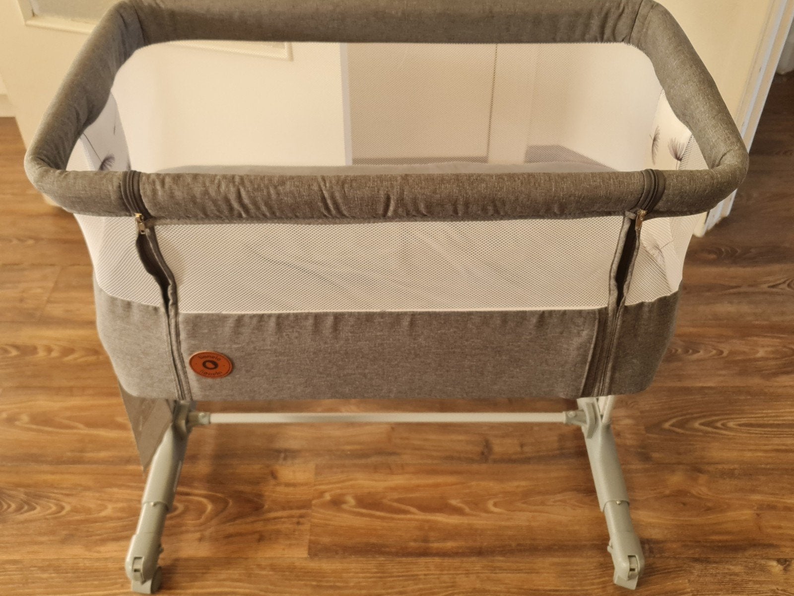 Lionelo Aurora baby  aanschuifbed., Ophalen, Zo goed als nieuw, Ledikant