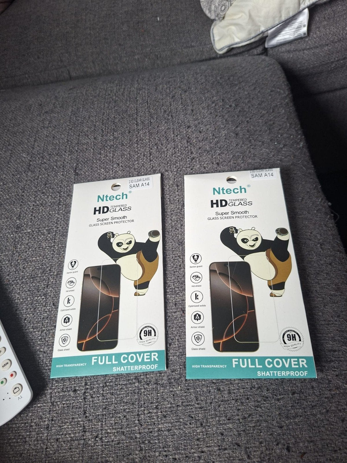 Ntech HD Glass Screenprotector voor Samsung A14 (2 stuks), Ophalen, Nieuw, Bescherming, Samsung
