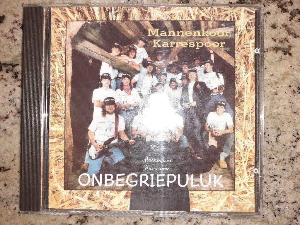 Mannenkoor Karrespoor, Onbegriepuluk, Dialect, Mooi Man, Ophalen of Verzenden, Zo goed als nieuw, Levenslied of Smartlap