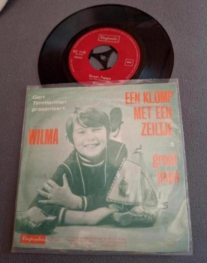 Wilma - Een Klomp Met Een Zeiltje / Groot Pappa (Single), Cd's en Dvd's, Vinyl Singles, Ophalen of Verzenden
