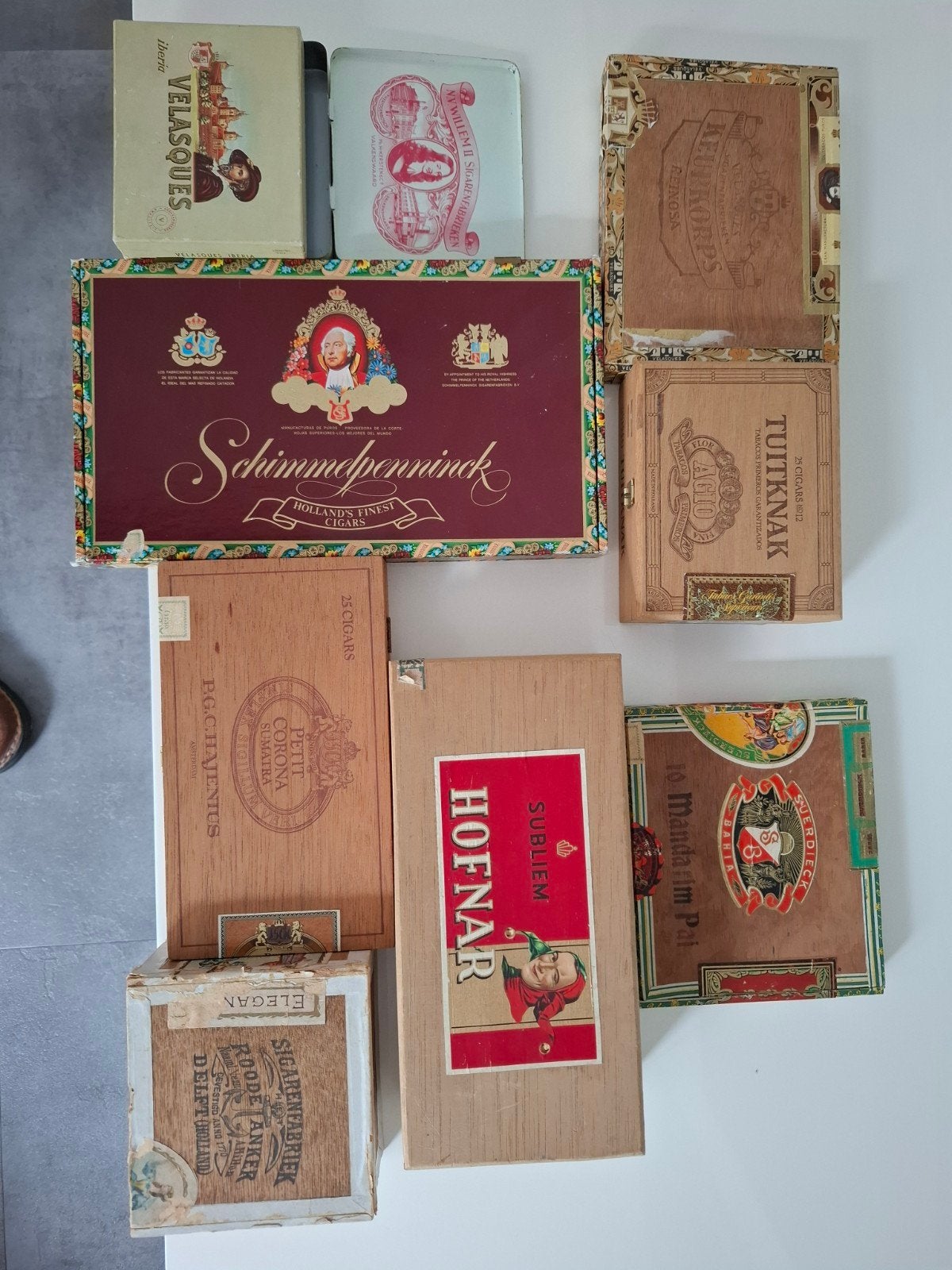 sigarendoossjes, Ophalen of Verzenden