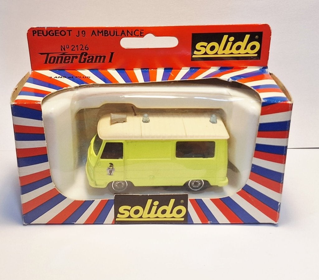 Peugeot j9 ambulance Solido, Hobby en Vrije tijd, Modelauto's | 1:43, Ophalen of Verzenden, Nieuw, Auto, Solido