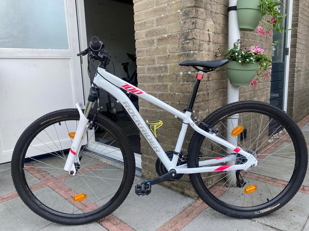 Dames mountainbike Rockrider ST100 - Maat S, Velgrem, Zo goed als nieuw, Dames, Geen vering