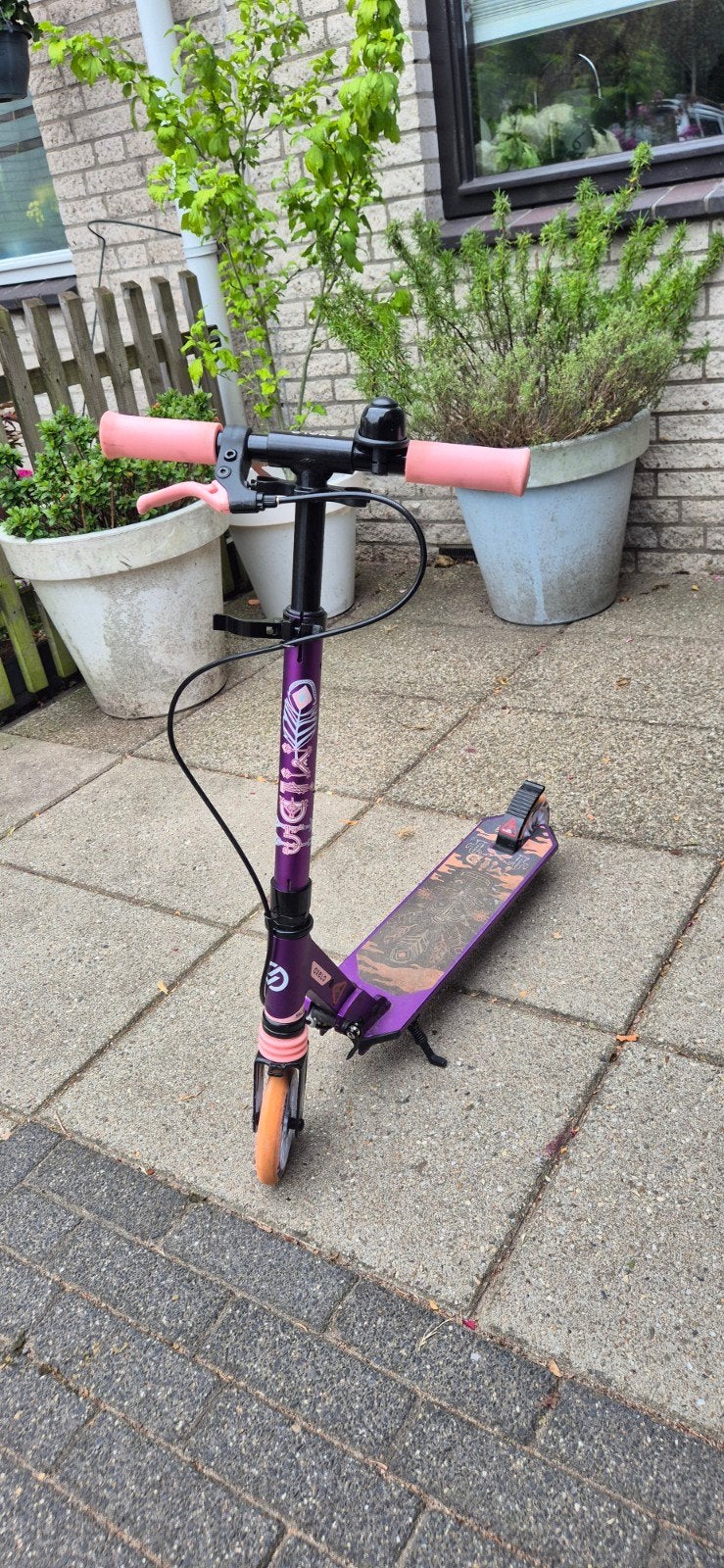 Kinderstep van Decathlon paars, Ophalen of Verzenden, Gewone step