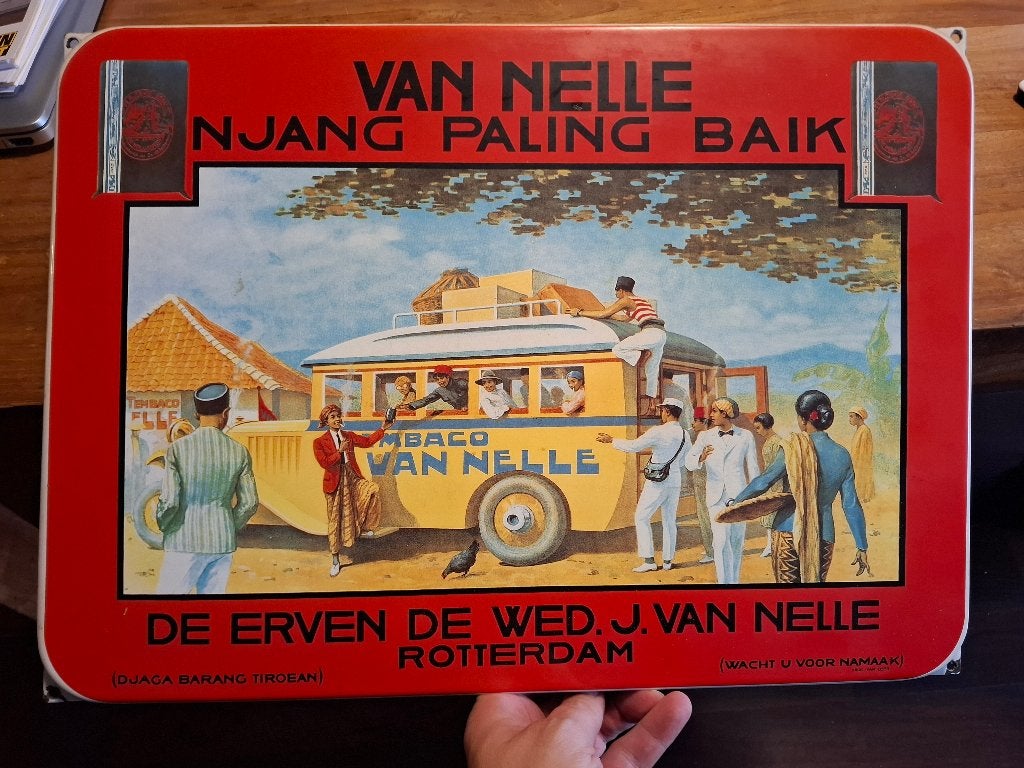 Emaille bord, Verzamelen, Ophalen of Verzenden, Zo goed als nieuw, Reclamebord