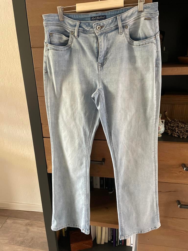 Red Button Jeans - Lichtblauw - Maat 42, Ophalen of Verzenden, Zo goed als nieuw, Blauw, W33 - W36 (confectie 42/44)