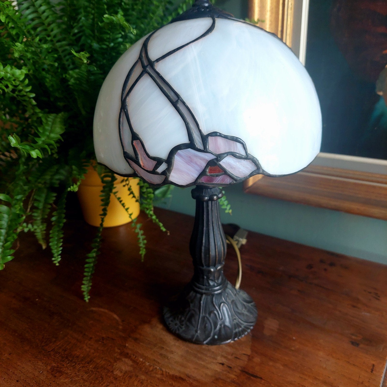 Lucky Vintage hoogwaardige Vintage lamp Tiffany stijl, Vintage, ., Ophalen of Verzenden, Zo goed als nieuw