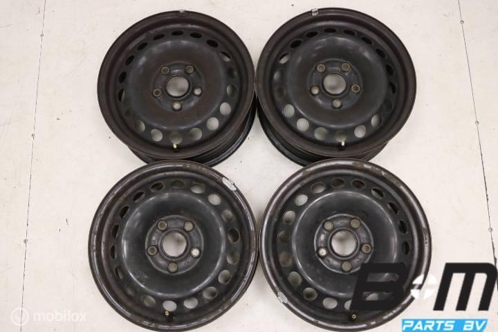 Org 15 inch stalen velgen VW Touran 1K0601027T, Auto-onderdelen, Banden en Velgen, Gebruikt, Velg(en)