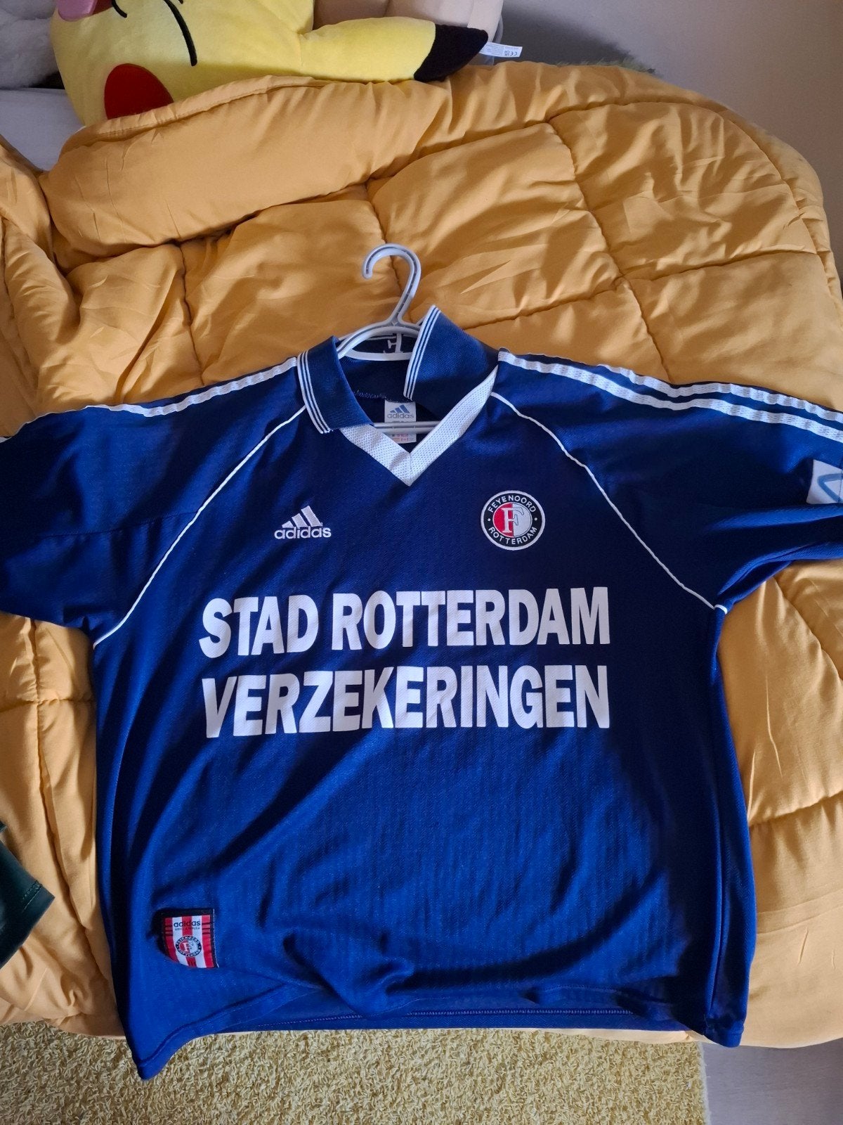 Vintage Feyenoord uit shirt Adidas Maat M 1998-1999, Ophalen of Verzenden, Zo goed als nieuw, Adidas, Voetbal