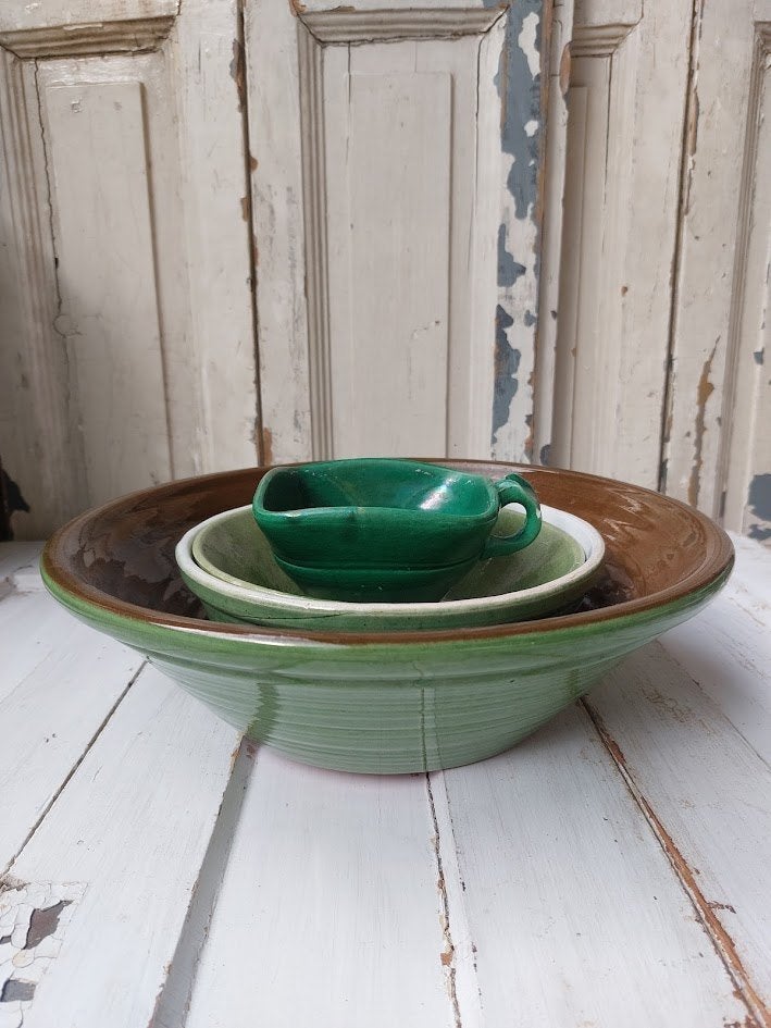 Antieke aardewerken vuurtest groen, Antiek en Kunst, Antiek | Keramiek en Aardewerk, Ophalen of Verzenden