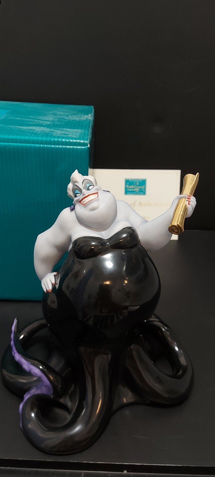 WDCC Walt Disney Classic Collection Ursula beeld, Ophalen, Zo goed als nieuw, Beeldje of Figuurtje