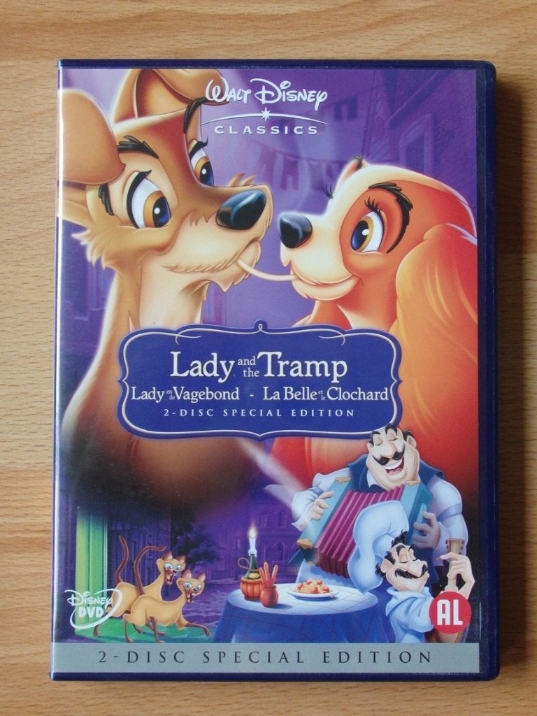 Lady en de Vagebond 2-disc special edition (Walt Disney), Alle leeftijden, Ophalen, Zo goed als nieuw, Amerikaans