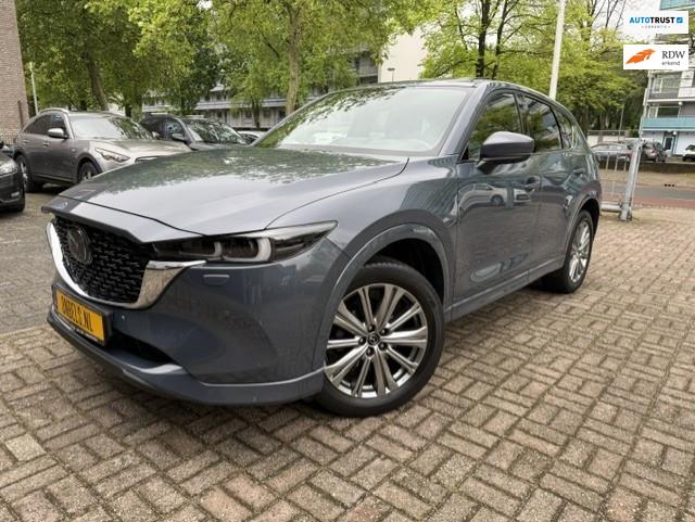 Mazda CX-5 2.0 SkyActiv-G M Takumi Leer/Opendak/Trekh, 1998 cc, Gebruikt, Zwart, 4 cilinders